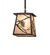 Whispering Pines One Light Pendant in Wrought Iron (57|252361)