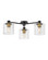 Axel LED Semi-Flush Mount in Black (13|4514BK)