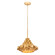 Totally Tubular Four Light Pendant in Antique Gold/Carbon Black (137|369P04AGCB)