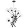 Auresa Eight Light Pendant in Coal (7|2748-66A)