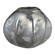 Regard Vase in Metallic Silver (45|S0047-8080)