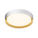 Echo LED Flush Mount in White/Gold (86|E51014-WTGLD)