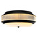 Valdivia Four Light Flush Mount in Black (401|1567C18-4-101)