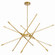 Oskil LED Chandelier in Satin Gold (401|1375P43-6-602)