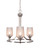 Paramount Three Light Chandelier in Brushed Nickel (200|3403-BN-4253)