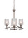 Paramount Three Light Chandelier in Brushed Nickel (200|3403-BN-4250)