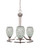 Paramount Three Light Chandelier in Brushed Nickel (200|3403-BN-4165)