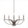 Monterey Five Light Chandelier in Graphite & Painted Distressed Wood-look (200|2905-GPDW)