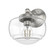 Saddle Creek One Light Wall Sconce in Brushed Nickel (47|19140)