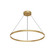 Cerchio LED Pendant in Brushed Gold (347|PD87732-BG)