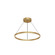 Cerchio LED Pendant in Brushed Gold (347|PD87724-BG)