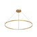 Cerchio LED Pendant in Brushed Gold (347|PD87160-BG)