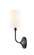 Giselle One Light Wall Sconce in Matte Black (405|372-1W-BK-S1)