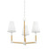 Mariana Three Light Chandelier in Textured White (428|H708803-TWH)