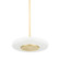 Blyford LED Pendant in Aged Brass (70|PI1896701S-AGB)