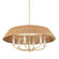 Bradley Six Light Chandelier in Vintage Gold Leaf (70|2730-VGL)