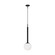 Nodes One Light Pendant in Midnight Black (454|KP1141MBK)