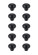 Garlande Knob Multipack (Set of 10) in Matte Black (173|KB2007-MB-10PK)