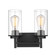 Janna Two Light Vanity in Matte Black (59|494002-MB)