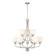 Alberta Nine Light Chandelier in Brushed Nickel (59|492009-BN)