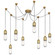 Junio LED Pendant in Hand-Rubbed Antique Brass (268|TOB 5645HAB-CG-8)