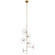 Calvino LED Chandelier in Hand-Rubbed Antique Brass (268|S 5691HAB-CG)