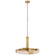 Covet LED Chandelier in Antique-Burnished Brass and Alabaster (268|KW 5138AB/ALB)