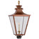 Albermarle Gas Gas Post Light in Soft Copper and Brass (268|CHO 7430SC-CG)