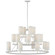 Trevi LED Chandelier in Matte White and Gild (268|ARN 5285WHT/G-L)