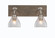 Oxbridge Two Light Bathroom Lighting in Graphite & Painted Distressed Wood-look (200|1772-GPDW-4760)