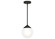 Hepburn One Light Mini Pendant in Matte Black (47|19871)