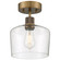 Port Nine Chardonnay LED Semi Flush Mount in Antique Brushed Brass (18|63147LEDDLP-ABB/SDG)