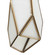 Glace Seven Light Pendant in White/Antique Brass/Silver (142|9000-1072)