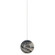 Palatino One Light Pendant in Blue Marbeled/Silver (142|9000-1005)