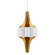 Concordia Eight Light Chandelier in Contemporary Gold Leaf/Gesso White (142|9000-0976)