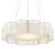 Ancroft LED Chandelier in White/Contemporary Silver Leaf (142|9000-0923)