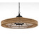 Maldives Five Light Chandelier in Natural/Satin Black (142|9000-0921)