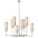 Ziyi Eight Light Chandelier in Polished Nickel (268|TOB 5016PN-L)