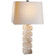 Chunky One Light Table Lamp in Alabaster (268|CHA 8947ALB-L)