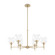 Xidane Six Light Chandelier in Alturas Gold (47|19743)