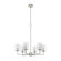 Kerrison Six Light Chandelier in Brushed Nickel (47|19535)