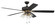 Super Pro 104 60''Ceiling Fan in Flat Black/Satin Brass (46|S104FBSB5-60BWNFB)