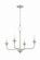 Jolenne Four Light Chandelier in Brushed Polished Nickel (46|57024-BNK)