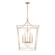 Tracy Six Light Pendant in Painted Modern Gold (59|4003-PMG)