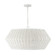 Boca Six Light Pendant in Chalk White (65|347861HH)