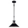 Canton One Light Pendant in Black and Matte White (63|P0379)