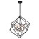 Rad Four Light Pendant in Black and Satin Nickel (63|P0373)