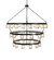 Loxley LED Chandelier in Black Metal (57|255211)