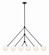 Omni Six Light Chandelier in Matte Black (60|OMN-3006-MK)