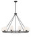 Keenan Ten Light Chandelier in Matte Black (60|KEE-A3009-MK)